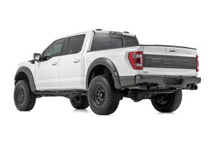 Ford F-150 Raptor Suspension Lift Kit - Front + Rear - Rough Country - Coil Spring, 2.25 in Front + 1 in Rear, Factory Fox Compatible, 4WD - '21-'25
